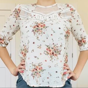 Jolt Floral Unique Blouse